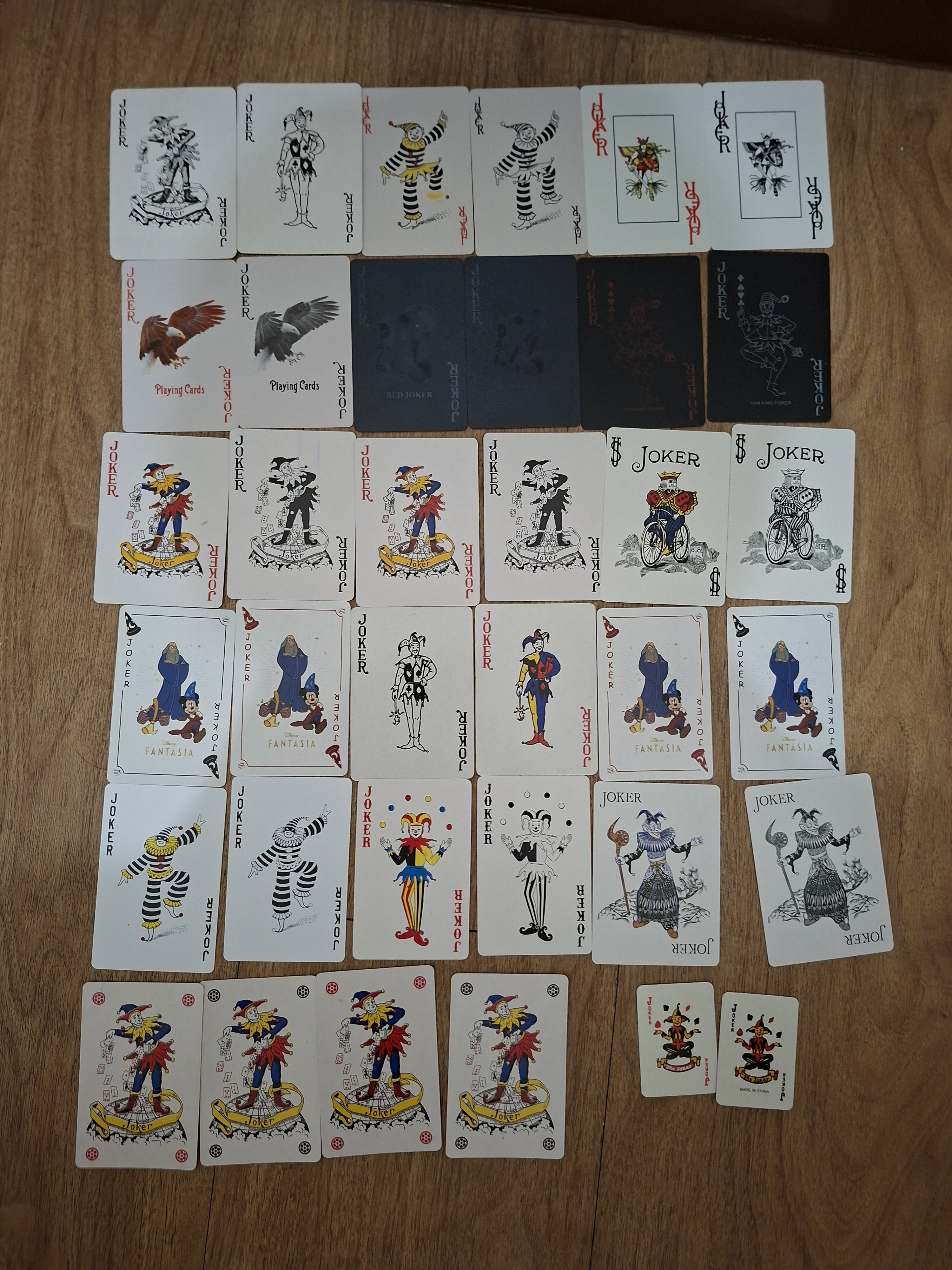 Joker card collection