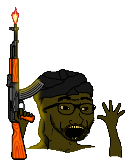 excited soyjak muslim shooting.gif