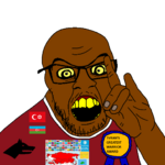 crazed feraljak angry turk turkish azerbaijan turan nigger wolf salute.png